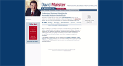 Desktop Screenshot of davidmaister.com